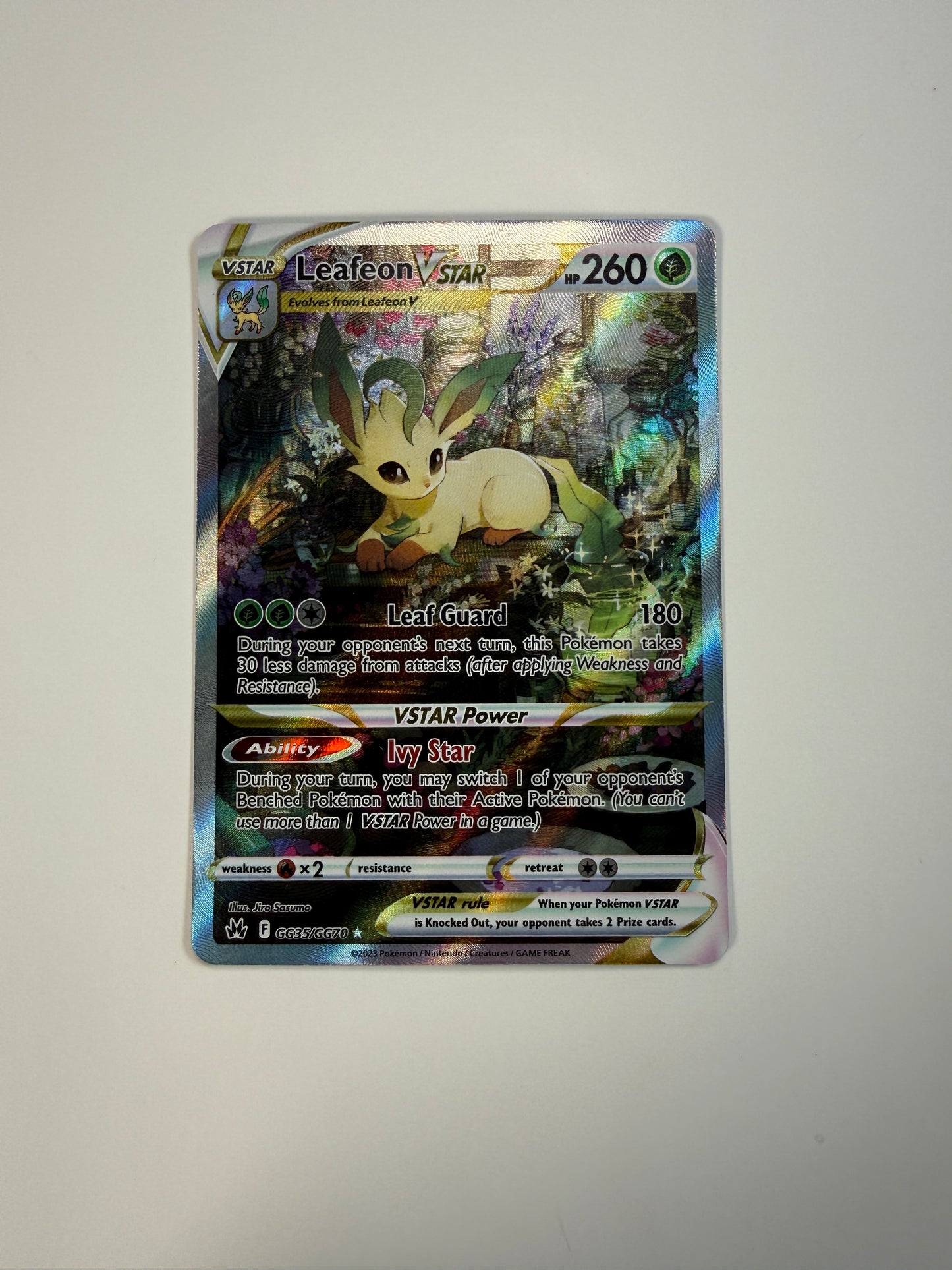 Near Mint - Leafeon VSTAR - GG35/GG70 - SWSH: Crown Zenith: Galarian Gallery (CRZ:GG)