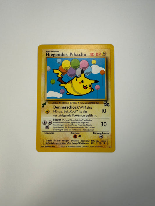 Near Mint - Pikachu (Flying) - 25 Promo - Pikachu World Collection Promos (PWCP) - German
